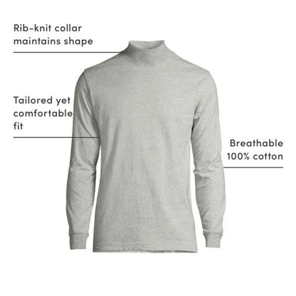 Men's Super-T Mock Turtleneck