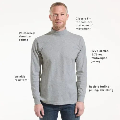 Men's Super-T Mock Turtleneck