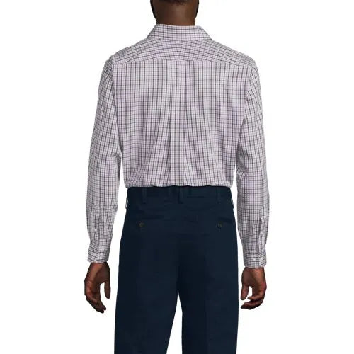Men's No Iron Supima Cotton Pinpoint Buttondown Collar Dress Shirt