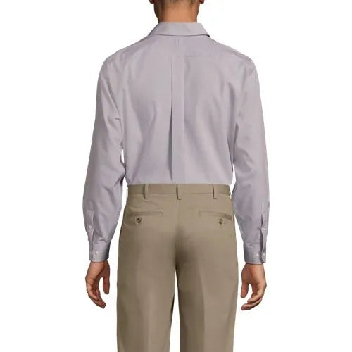 Men's No Iron Supima Cotton Pinpoint Buttondown Collar Dress Shirt