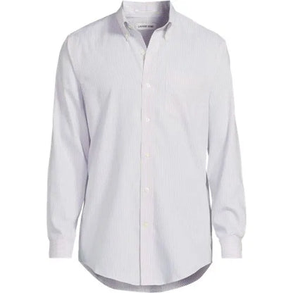 Men's No Iron Supima Cotton Pinpoint Buttondown Collar Dress Shirt
