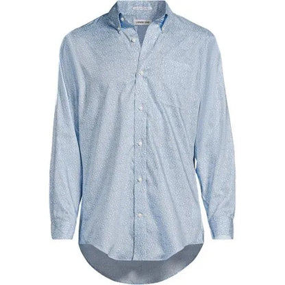 Men's No Iron Supima Cotton Pinpoint Buttondown Collar Dress Shirt