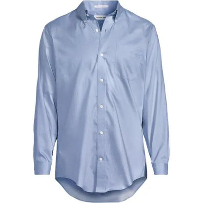 Men's No Iron Supima Cotton Pinpoint Buttondown Collar Dress Shirt