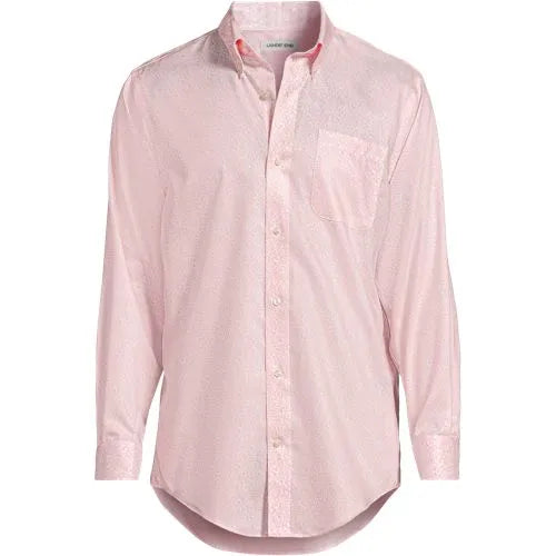 Men's No Iron Supima Cotton Pinpoint Buttondown Collar Dress Shirt