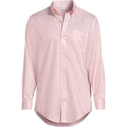Men's No Iron Supima Cotton Pinpoint Buttondown Collar Dress Shirt