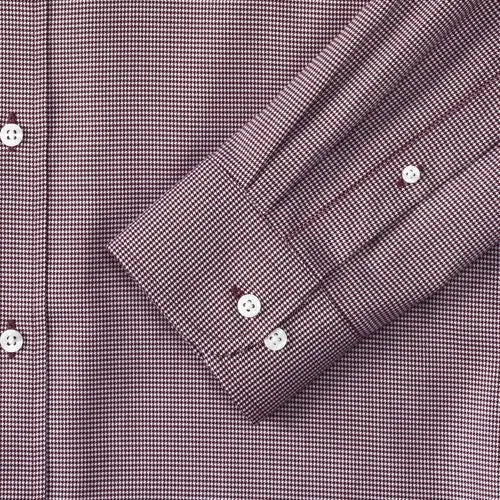Men's No Iron Supima Cotton Pinpoint Straight Collar Dress Shirt