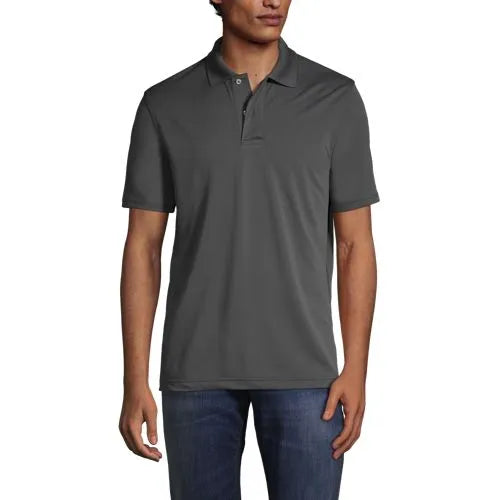 School Uniform Men's Short Sleeve Polyester Polo