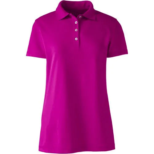 School Uniform Women's Short Sleeve Polyester Polo Shirt