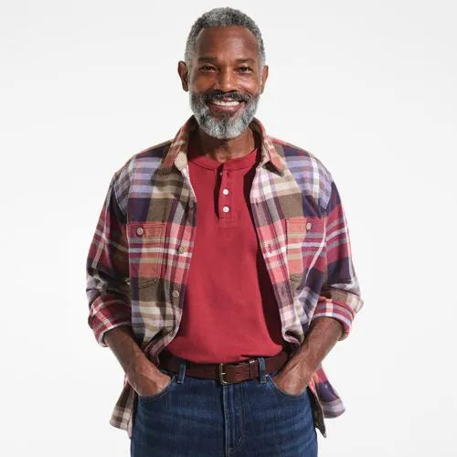 Men's Short Sleeve Super-T Henley