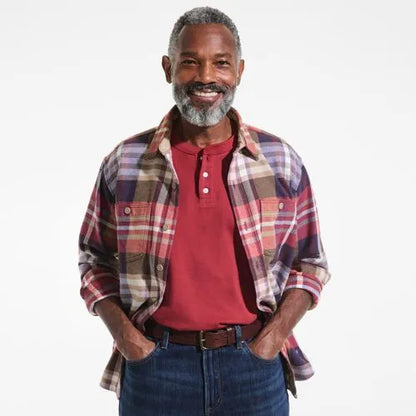 Men's Short Sleeve Super-T Henley
