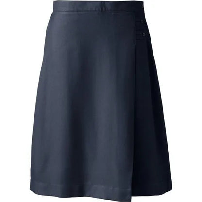 Women's Solid A-line Skirt Below the Knee