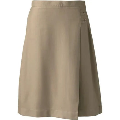 Women's Solid A-line Skirt Below the Knee