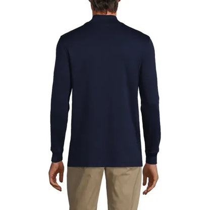 Men's Cotton Supima Mock Turtleneck