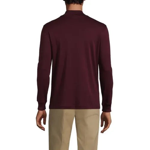 Men's Cotton Supima Mock Turtleneck