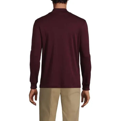 Men's Cotton Supima Mock Turtleneck