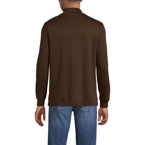 Men's Cotton Supima Mock Turtleneck