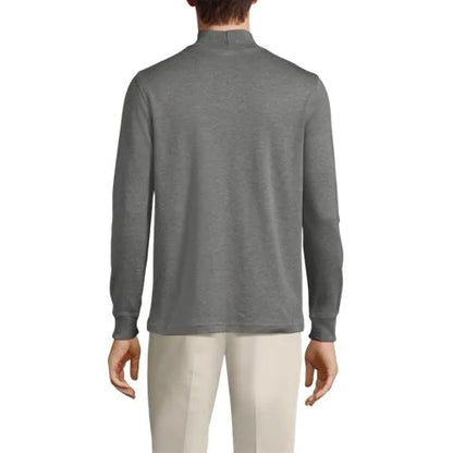 Men's Cotton Supima Mock Turtleneck