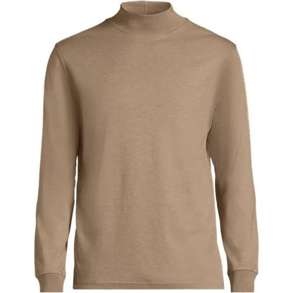 Men's Cotton Supima Mock Turtleneck