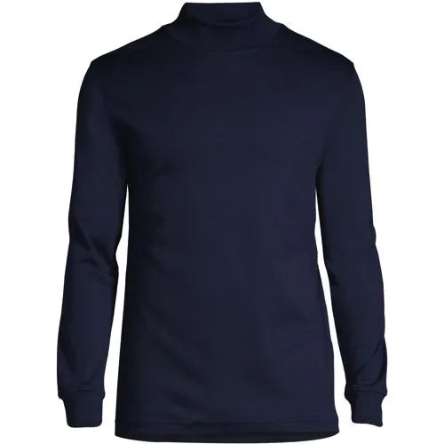 Men's Cotton Supima Mock Turtleneck