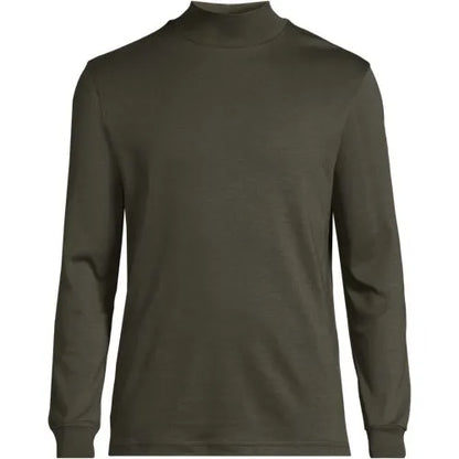 Men's Cotton Supima Mock Turtleneck