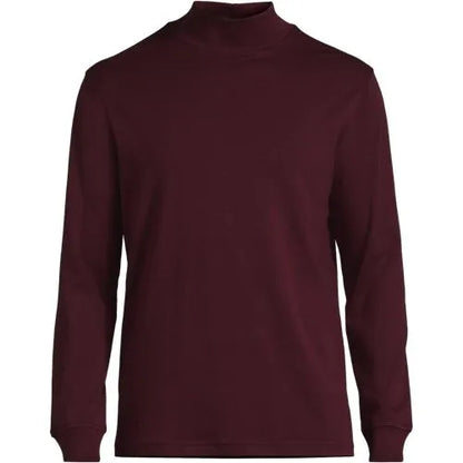 Men's Cotton Supima Mock Turtleneck