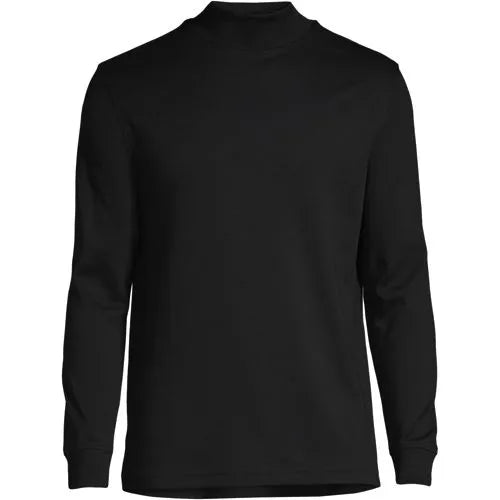 Men's Cotton Supima Mock Turtleneck
