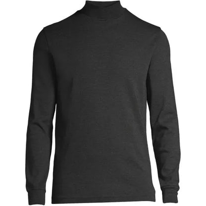 Men's Cotton Supima Mock Turtleneck