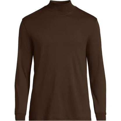 Men's Cotton Supima Mock Turtleneck