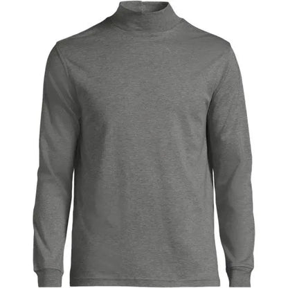 Men's Cotton Supima Mock Turtleneck