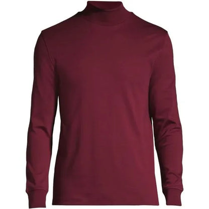 Men's Cotton Supima Mock Turtleneck