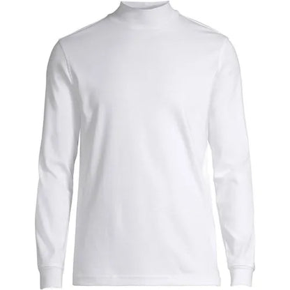 Men's Cotton Supima Mock Turtleneck