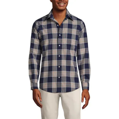 Men's Traditional Fit No Iron Twill Shirt