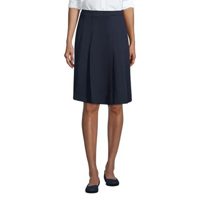 Women's Ponte Pleat Skirt Top of Knee