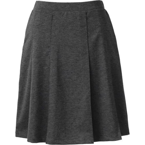 School Uniform Girls Ponte Pleat Skirt Top of Knee