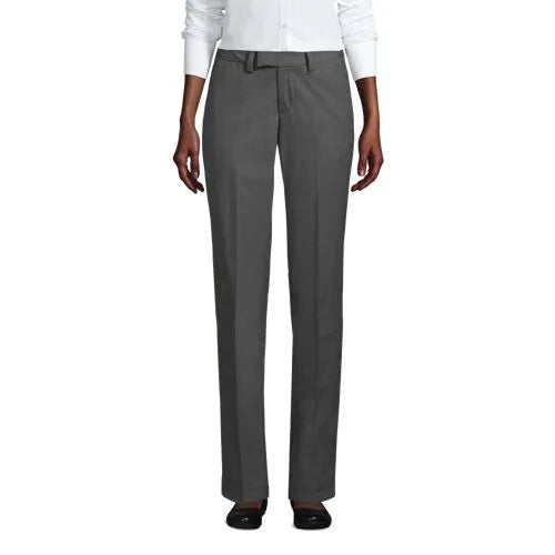 School Uniform Girls Plain Front Dress Pants