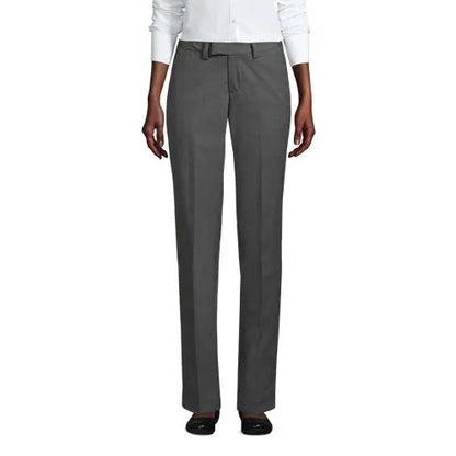 School Uniform Girls Plain Front Dress Pants
