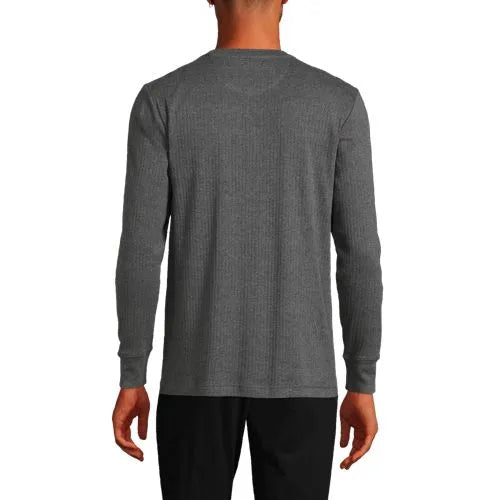 Men's Knit Rib Pajama Henley