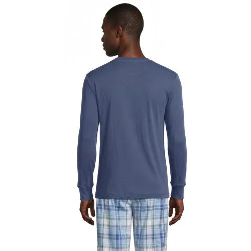 Men's Knit Rib Pajama Henley