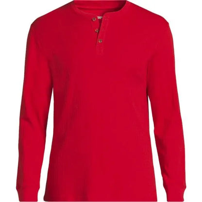 Men's Knit Rib Pajama Henley