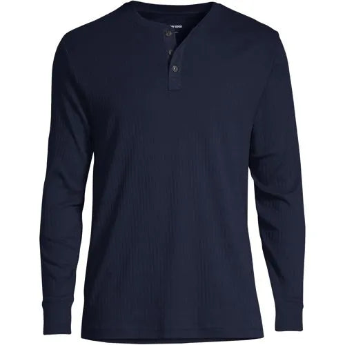 Men's Knit Rib Pajama Henley