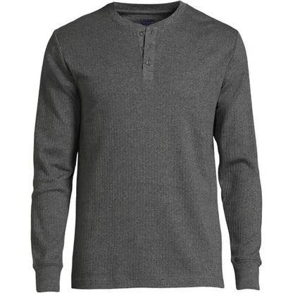 Men's Knit Rib Pajama Henley