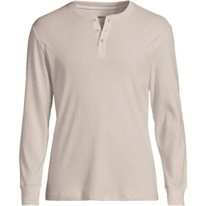 Men's Knit Rib Pajama Henley