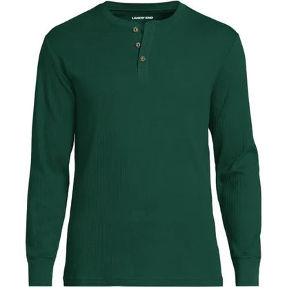 Men's Knit Rib Pajama Henley