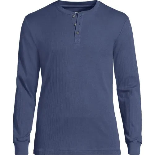 Men's Knit Rib Pajama Henley