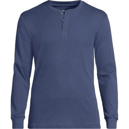 Men's Knit Rib Pajama Henley