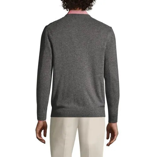 Men's Fine Gauge Cashmere V-neck Sweater