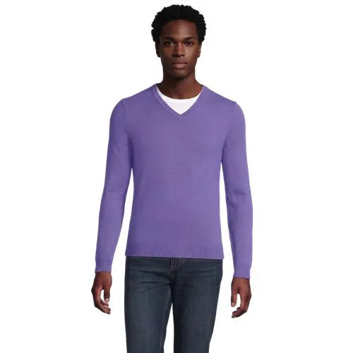Men's Fine Gauge Cashmere V-neck Sweater