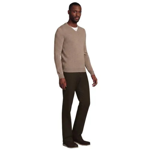 Men's Fine Gauge Cashmere V-neck Sweater