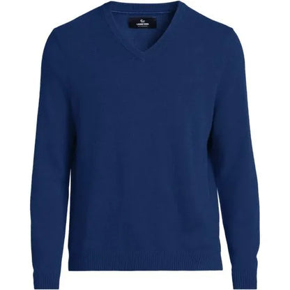 Men's Fine Gauge Cashmere V-neck Sweater