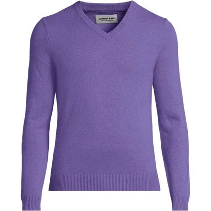 Men's Fine Gauge Cashmere V-neck Sweater
